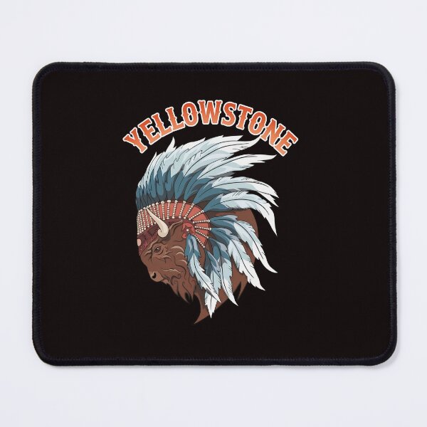Item preview, Bison Headdress Western Landscape Motif designed and sold by VanguardSkull.