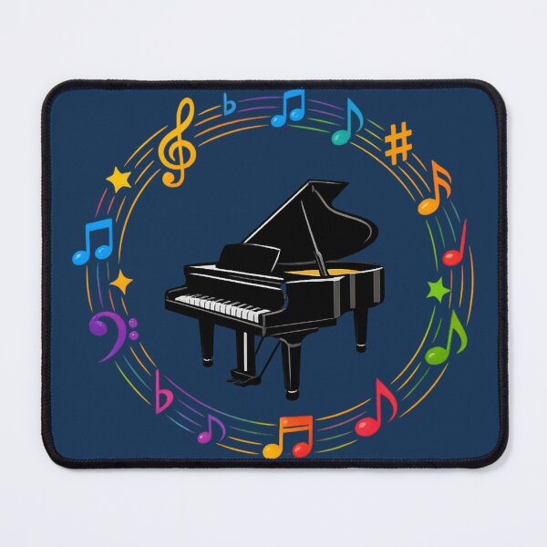 Item preview, Colorful Piano Music Notes Circle Design designed and sold by JoeyBlackLabel.