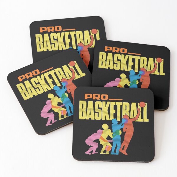Item preview, Retro 1972 Pro Basketball Colorful Silhouette Art designed and sold by Cinnamond.