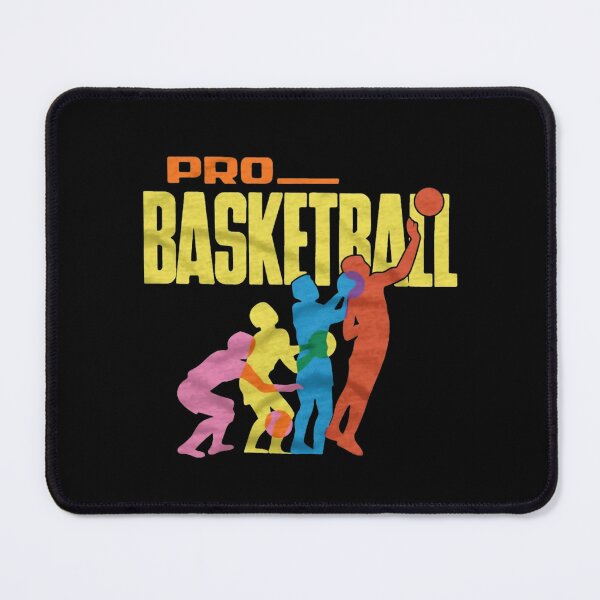 Item preview, Retro 1972 Pro Basketball Colorful Silhouette Art designed and sold by Cinnamond.