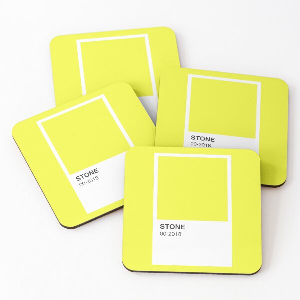 Item preview, Yellowstone TV Show Yellow Colour Swatch - Yellow Border designed and sold by The Colourful Game.