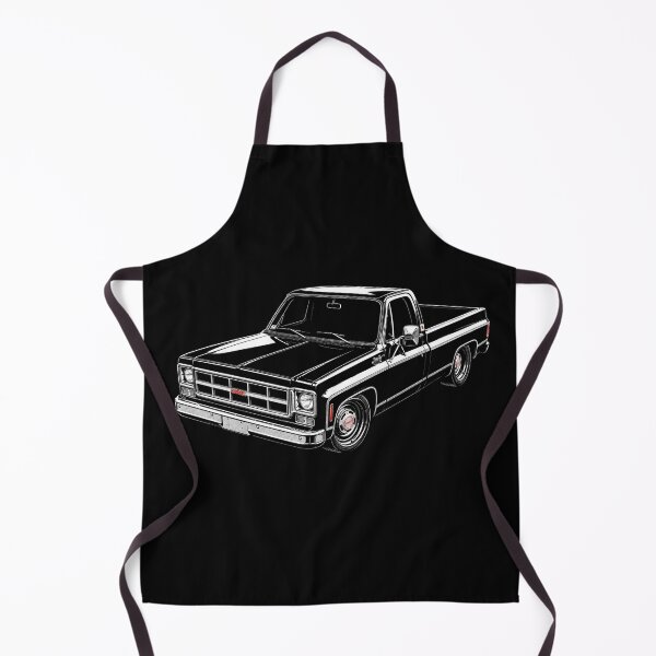Item preview, Classic GMC Sierra Squarebody – Black Long-Bed Pickup Truck Art designed and sold by Stinky Lincy's Apparel Company.