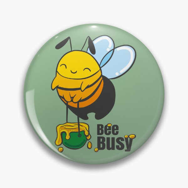 Item preview, Bee busy with honey bucket designed and sold by Konopikyu.