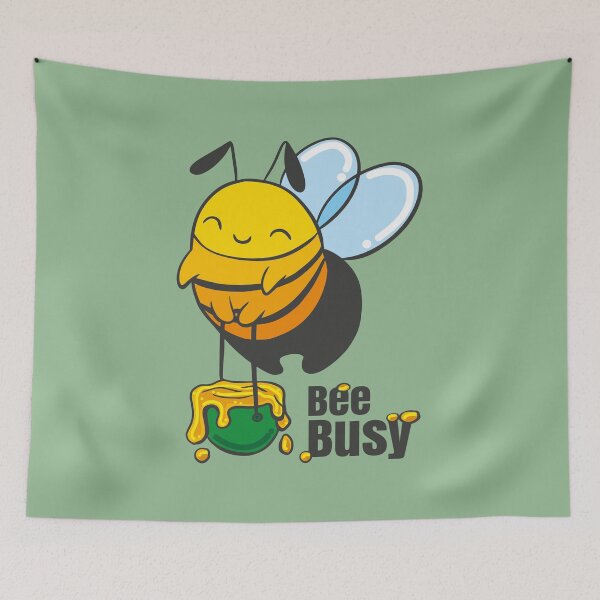 Item preview, Bee busy with honey bucket designed and sold by Konopikyu.