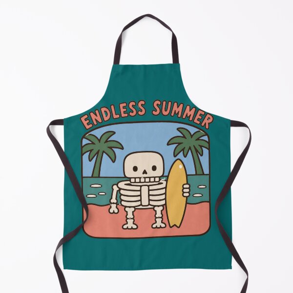 Item preview, Endless Summer Surfing Skeleton Retro Beach Nostalgia designed and sold by bosamji.