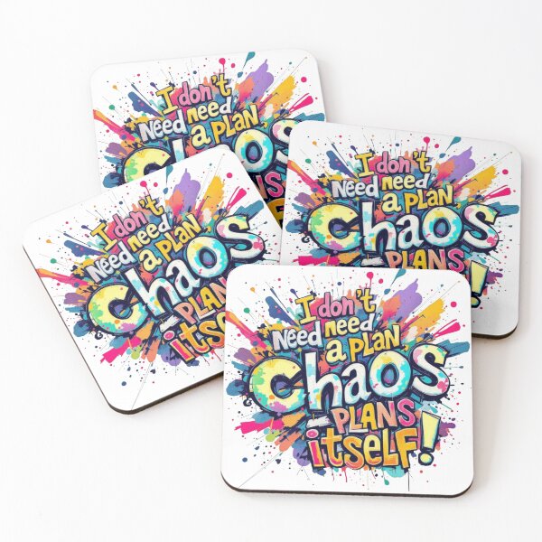 Item preview, Chaos Plans Itself Funny Graffiti Streetwear Quote designed and sold by randomlyours.