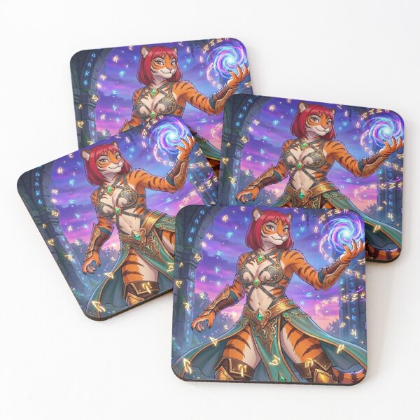Item preview, Tiger Sorcerer = AI Generated Image designed and sold by Prestons Corner.