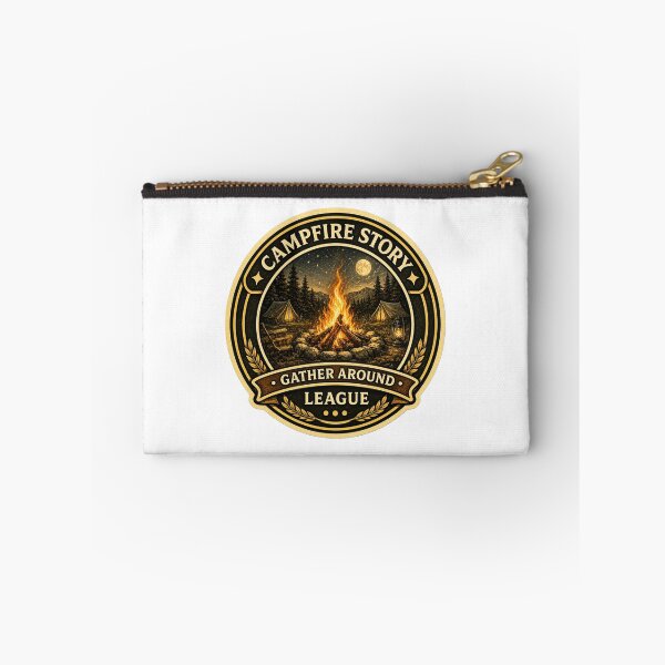 Item preview, Campfire Story League Sticker | Gather Around Badge | Camping Adventure Design | Outdoor Storytelling Emblem designed and sold by MrDev.