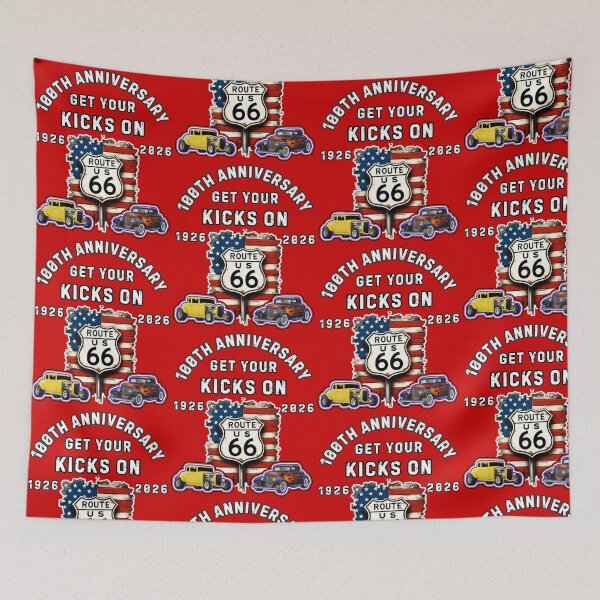 Item preview, Get Your Kicks On Route 66 100th Anniversary designed and sold by WoodburyLake.