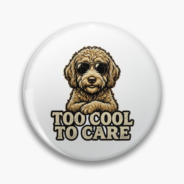 Item preview, Too Cool To Care Funny Goldendoodle Dog Lover Shirt designed and sold by SOFWIN.