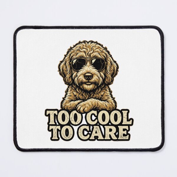 Item preview, Too Cool To Care Funny Goldendoodle Dog Lover Shirt designed and sold by SOFWIN.