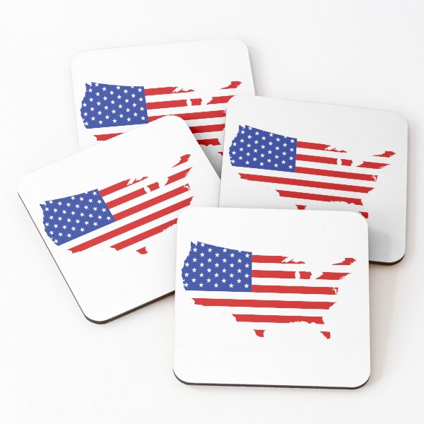 Item preview, USA Map Flag T-Shirt designed and sold by suthee navakul.