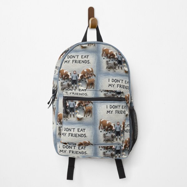 Item preview, I Don't Eat My Friends - Wool Animal Lover Design designed and sold by Donsean22.