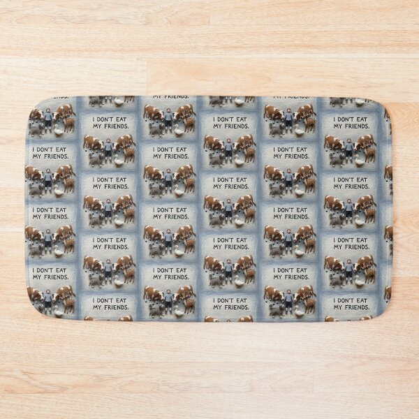 Item preview, I Don't Eat My Friends - Wool Animal Lover Design designed and sold by Donsean22.