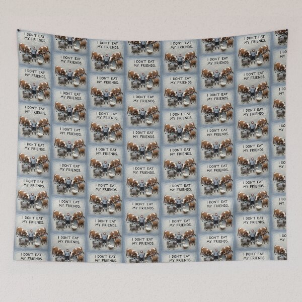 Item preview, I Don't Eat My Friends - Wool Animal Lover Design designed and sold by Donsean22.