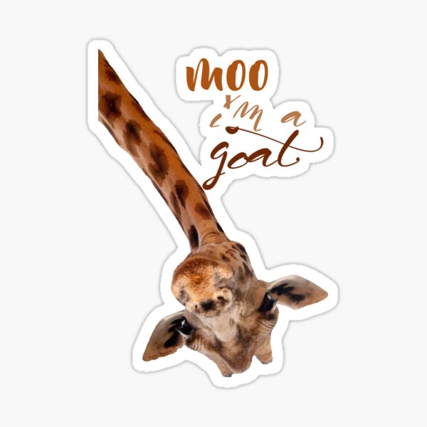 Item preview, Funny Giraffe Moo I'm a Goat  designed and sold by IconicTee.