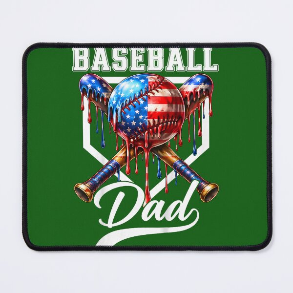 Item preview, Baseball Dad Drip Father's Day Daddy USA Flag Patriotic Men designed and sold by FoulPoint.