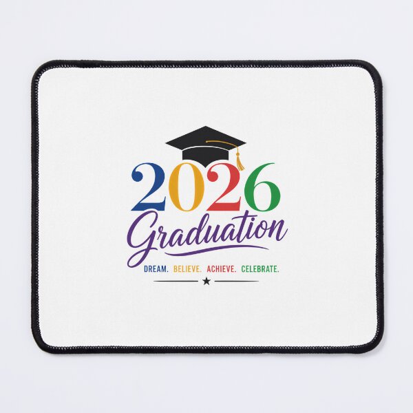 Item preview, 2026 Graduation Dream Believe Achieve Celebrate Class Of 2026 Senior Graduate designed and sold by JonesFlora2025.
