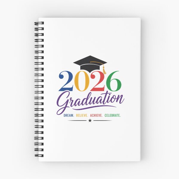 Item preview, 2026 Graduation Dream Believe Achieve Celebrate Class Of 2026 Senior Graduate designed and sold by JonesFlora2025.