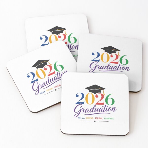 Item preview, 2026 Graduation Dream Believe Achieve Celebrate Class Of 2026 Senior Graduate designed and sold by JonesFlora2025.