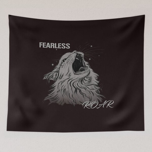 Item preview, Ink Style Feline Roar Dramatic Graphic designed and sold by plimenitbelters.