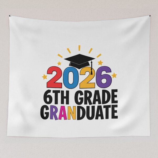 Item preview, 2026 6th Grade Graduate Class Promotion Student designed and sold by JonesFlora2025.