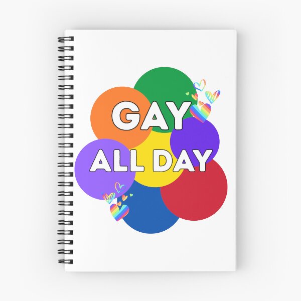 Item preview, Gay All Day - Rainbow Pride T-shirt designed and sold by Hook & Header Co. .