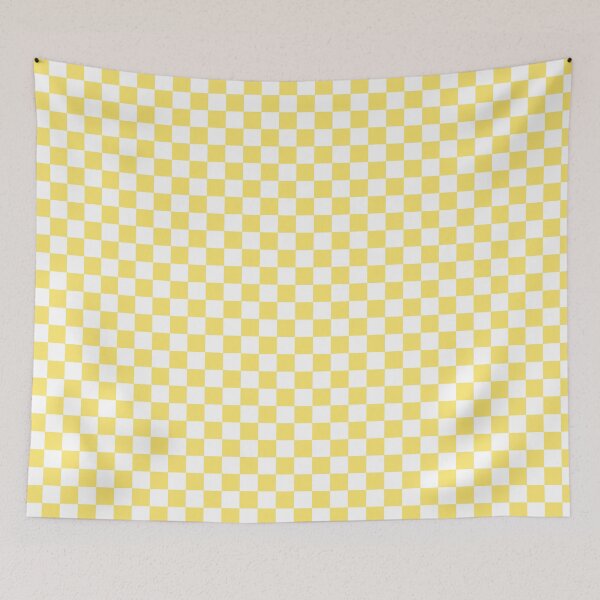 Item preview, Yellow Checkered Phone Case Gift for Bridesmaid | Minimalist Yellow Checkerboard Journal Gift for Students | Cute Sunny Yellow Checkers Tote Bag Gift for Teacher | Classic Yellow Checker Blanket designed and sold by VivaFy.