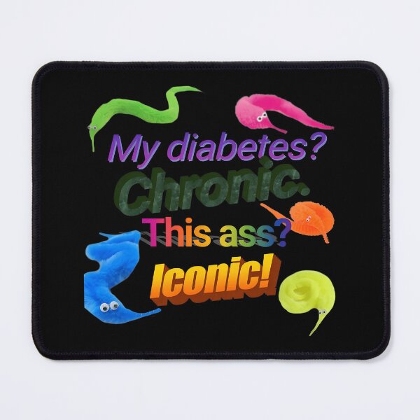 Item preview, Chronic Illness Funny Worm Quote  designed and sold by FAN-TO-MANDALA.