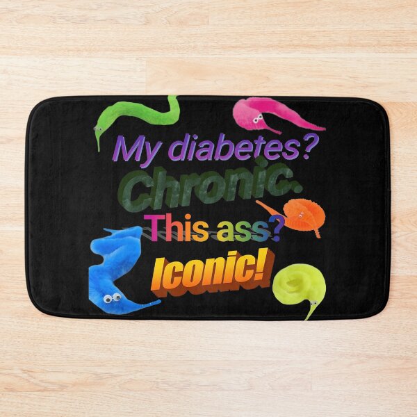 Item preview, Chronic Illness Funny Worm Quote  designed and sold by FAN-TO-MANDALA.