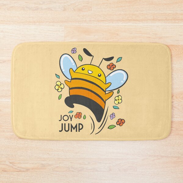 Item preview, An excited bee jumps for joy designed and sold by Konopikyu.