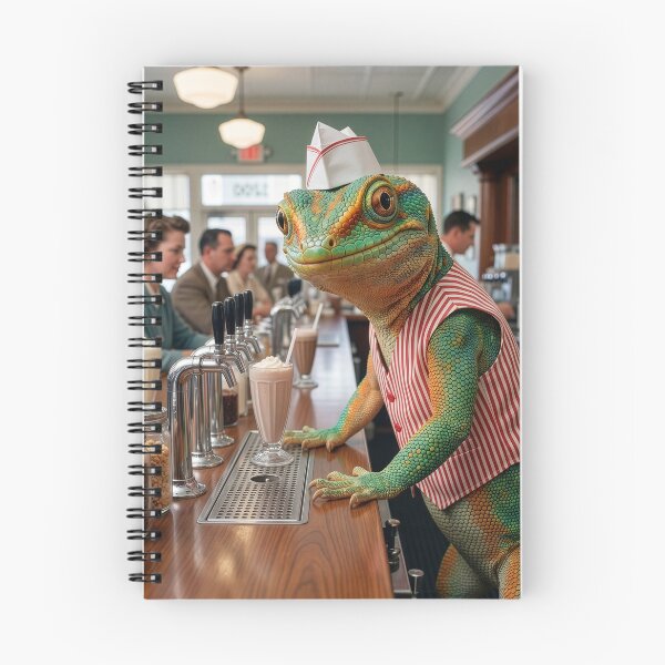 Item preview, Gecko Serves Up Delicious Shakes designed and sold by Tridentulus.