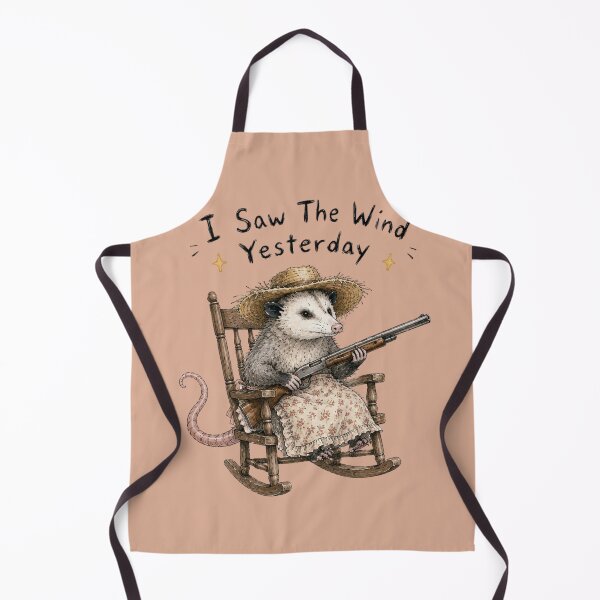 Item preview, I Saw The Wind Yesterday Opossum Southern Gothic Humor designed and sold by bosamji.