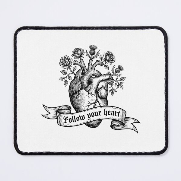 Item preview, Vintage Anatomical Heart Floral - Follow Your Heart Gothic designed and sold by pattman.