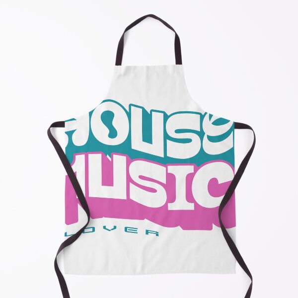 Item preview, HOUSE MUSIC - Logo Font Lover (Navy) designed and sold by Discothreadz.