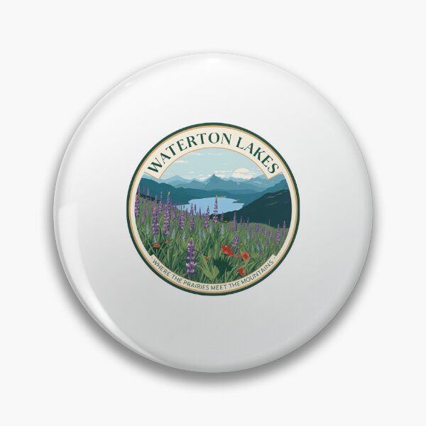Item preview, Waterton Lakes Where The Prairies Meet The Mountains National Park Travel Outdoor Nature Hiking designed and sold by Simsimah26Parks.