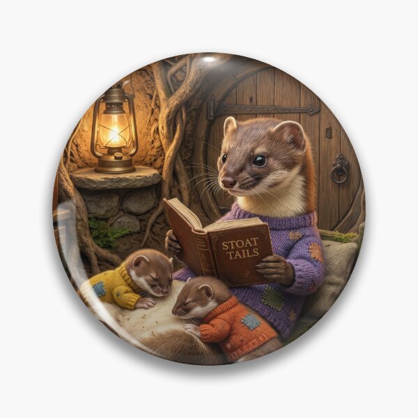 Item preview, Stoat Story Time designed and sold by Tridentulus.