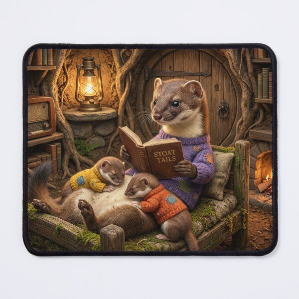 Item preview, Stoat Story Time designed and sold by Tridentulus.