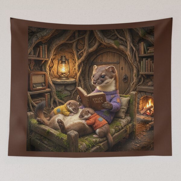 Item preview, Stoat Story Time designed and sold by Tridentulus.