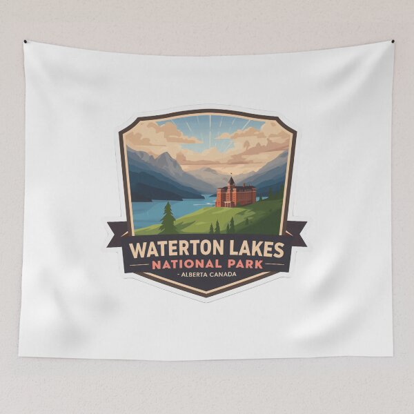 Item preview, Waterton Lakes National Park Alberta Canada Travel Souvenir designed and sold by Simsimah26Parks.