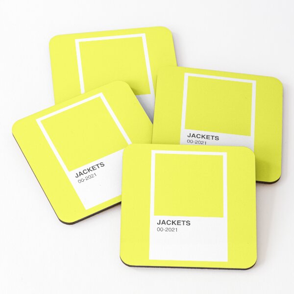 Item preview, Jackets TV Show Yellow Colour Swatch - Yellow Border designed and sold by The Colourful Game.