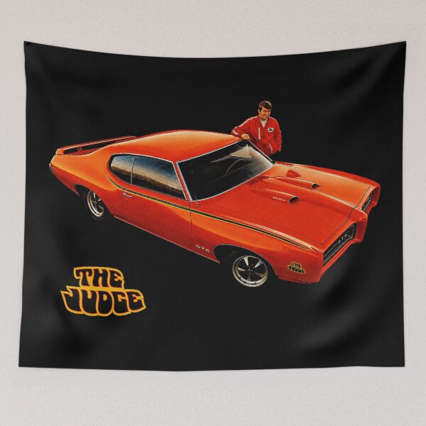 Item preview, 1969 Pontiac GTO Judge – Carousel Red Ram Air Muscle Car Art designed and sold by Stinky Lincy's Apparel Company.