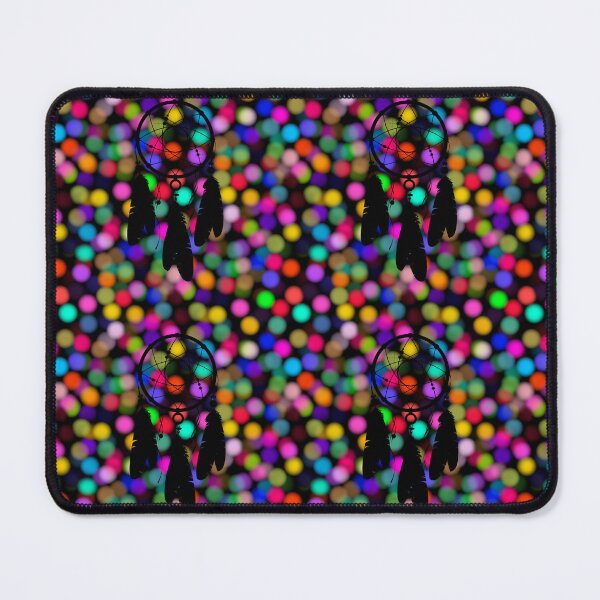 Item preview, Pattern - Colorful 1960s Blurry Polka Dots with Dreamcatcher designed and sold by ZepoPublishing.