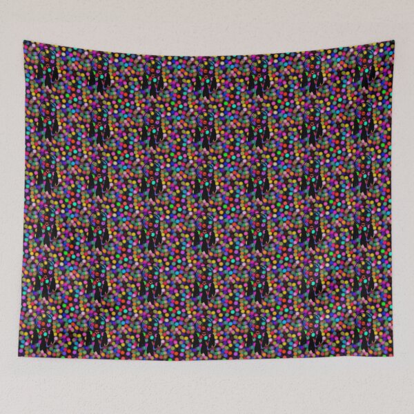 Item preview, Pattern - Colorful 1960s Blurry Polka Dots with Dreamcatcher designed and sold by ZepoPublishing.