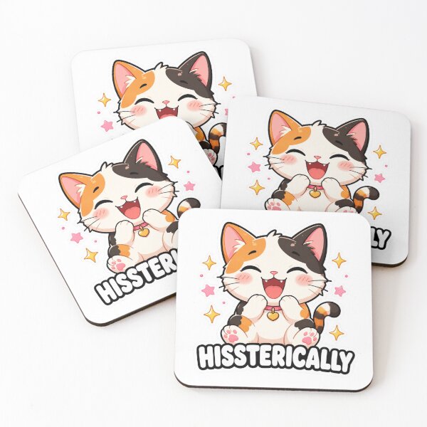 Item preview, Hissterically Funny Sassy Cat Meme Sticker Kawaii designed and sold by MoodyMeows.