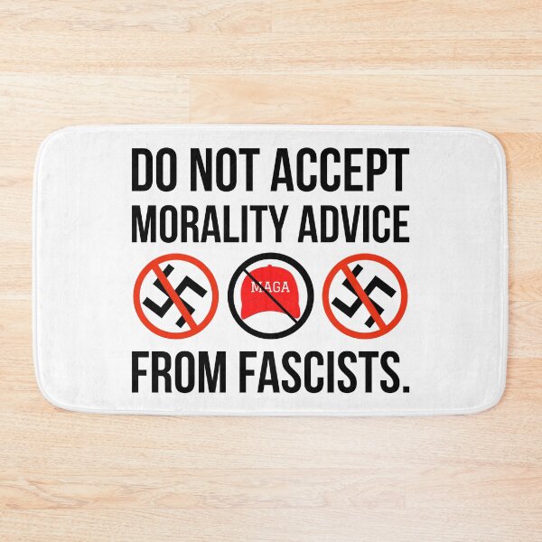 Item preview, Do not accept morality advice from fascists. designed and sold by Rachel the Artist .