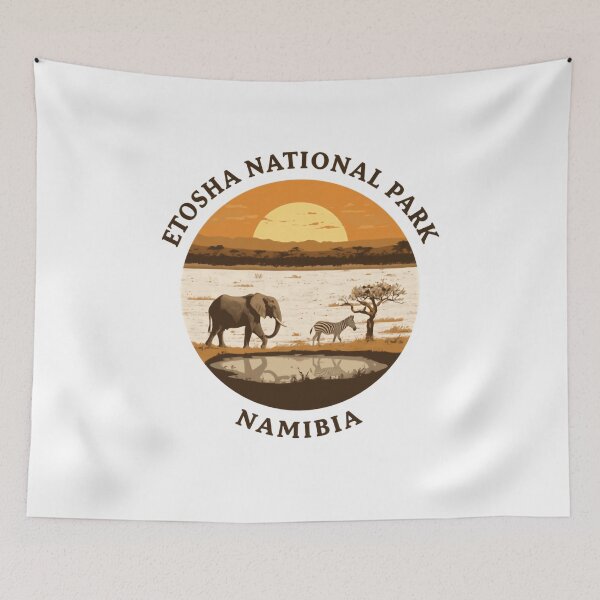 Item preview, Etosha National Park Namibia Safari Wildlife Travel Souvenir designed and sold by Simsimah26Parks.
