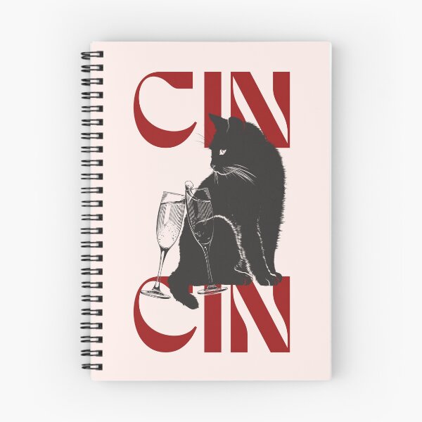 Item preview, Cin Cin Kitchen Cat Design, Champagne Glasses Celebration Artwork, Cheers designed and sold by SpringTeaDesigns.