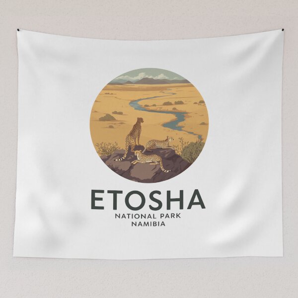 Item preview, Etosha National Park Namibia Safari Wildlife African Traveler Explorer designed and sold by Simsimah26Parks.