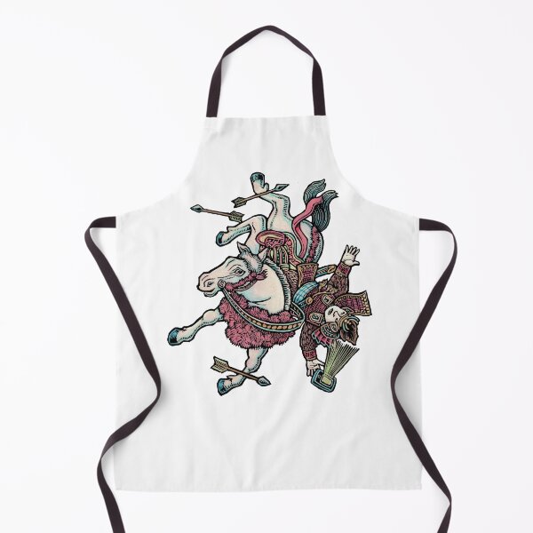 Item preview, Chinese or Asian traditional ancient warrior on white horse falling while holding cell phone designed and sold by LisaHaney.